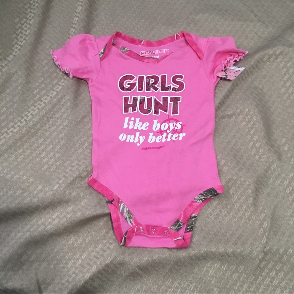 Real Tree 18 month Gil’s onesie